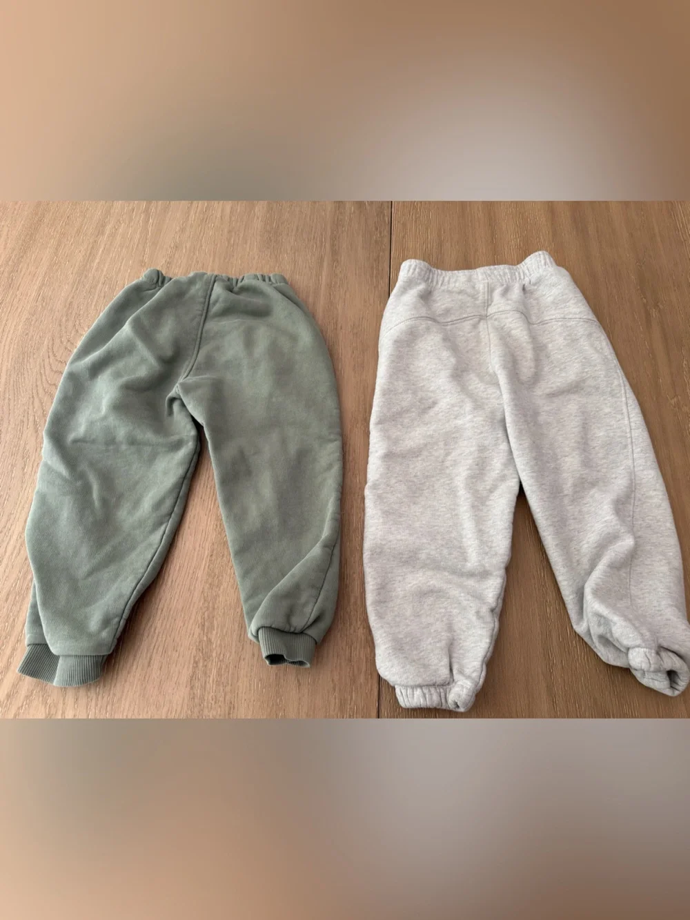 Zara Kids Jogger Set - Sage Green & Light Gray